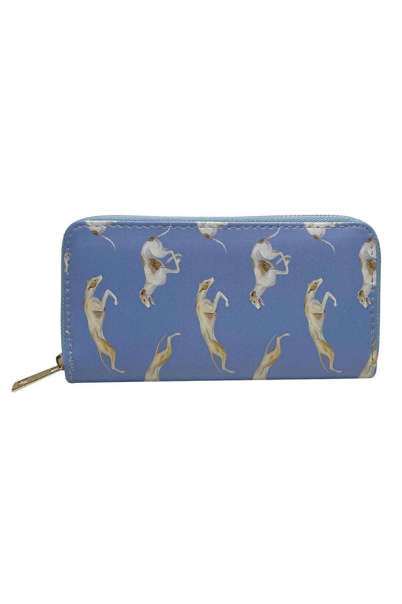 Greyhound Dog Purse Collection Blue Fashion Scarf World