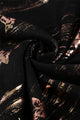 Rose Gold Foiled Brushed Butterfly Scarf - Fashion Scarf World