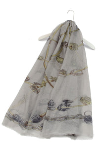 Charm Bracelet Print Scarf - Fashion Scarf World