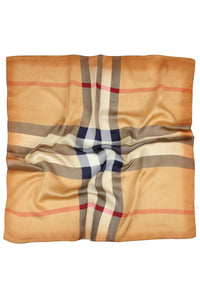 Check Print Square Neckerchief - Fashion Scarf World