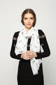 German Shepherd Print Frayed Scarf - Fashion Scarf World