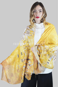Klimt Portrait Of Adele Print Scarf - Fashion Scarf World
