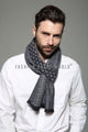 Dot, Tartan & Hounds - tooth Print Frayed Men Scarf - Fashion Scarf World