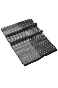 Zigzag Multi Check Frayed Unisex Scarf - Fashion Scarf World