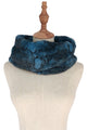 Snakeskin Print Faux Fur Soft Snood - Fashion Scarf World