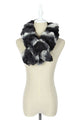 Wide Furry Ruffle Pull Through Scarf - Fashion Scarf World