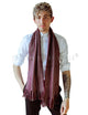 Vertical Stripe Knitted Tassel Unisex Scarf - Fashion Scarf World