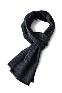 Zigzag Multi Check Frayed Unisex Scarf - Fashion Scarf World