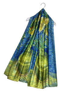 Van Gogh 'Fritillaries in a Copper Vase' Print Silk Scarf
