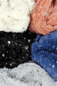 Starry Night Foiled Soft Twist Snood - Fashion Scarf World
