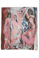 Picasso Cubism Les Demoiselles Painting Print Art Silk Scarf 3759