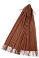 Super Soft Plain Pashmina Tassel Scarf - Fashion Scarf World