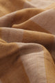 Reversible Stripe & Check Print Tassel Cotton Scarf - Fashion Scarf World