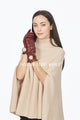 Donegal Boucle Real Fur Mix Pom Pom Gloves - Fashion Scarf World