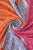 Colourful Floral Stripe Print Tassel Scarf
