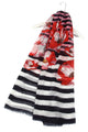 Poppy & Stripe Printed Scarf - Fashion Scarf World