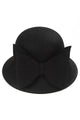 Bow bucket Felt Hat - Fashion Scarf World