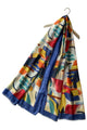 Abstract Toucan Bird Print Frayed Scarf - Fashion Scarf World
