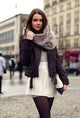 Twist Faux Fur Snood (A) - Fashion Scarf World