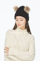 Double Pom Pom Beanie Hat - Fashion Scarf World