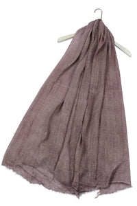 Metallic Pin Stripe Frayed Scarf - Fashion Scarf World