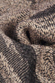 Gold Thread Stripe Wool Frayed Scarf - Fashion Scarf World