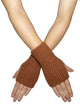 Plain Knitted Fingerless Gloves