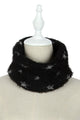 Kid's Fluffy Knitted Star Print Snood - Fashion Scarf World