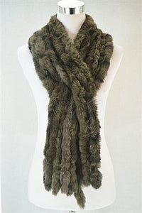 Wide Real Fur Scarf - Fashion Scarf World