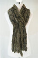 Wide Real Fur Scarf - Fashion Scarf World