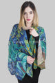 Van Gogh Irises Print Frayed Scarf - Fashion Scarf World
