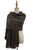 Woven Houndstooth Frayed Wool Scarf