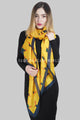 Fox Character Print Silk Scarf - Fashion Scarf World