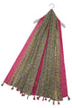 Bright Ditsy Floral Print Tassel Scarf