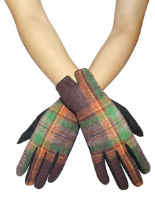 Traditional Tartan Touchscreen Gloves