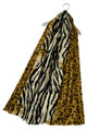 Fashion Leopard and Zebra Print Wool Scarf