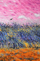 Impressionist Oil Painting Meadow Silk Scarf - Fashion Scarf World