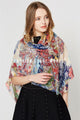 Colourful Busy Floral Tassel Scarf - Fashion Scarf World