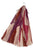 Distressed Metallic Geo Print Frayed Scarf