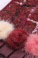 Donegal Boucle Real Fur Mix Pom Pom Gloves - Fashion Scarf World