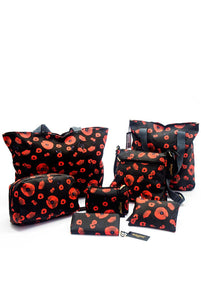 Poppy Print Bag Collection - Wash Bag - Fashion Scarf World