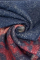 Large Fairisle Chunky Tassel Wool Blanket Wrap