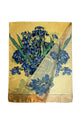 Van Gogh 'Irises' Print Silk Scarf