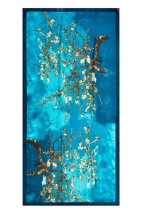 Van Gogh Almond Blossom Print Silk Scarf - Fashion Scarf World