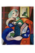 Picasso Cubism Woman With Book Painting Print Art Silk Scarf 3726
