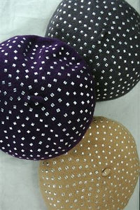 Square Studs Beret - Fashion Scarf World