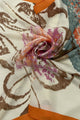 Silk Style Orchard Tree Print Square Scarf