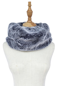 Twist Faux Fur Snood (A) - Fashion Scarf World