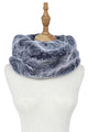 Twist Faux Fur Snood (A) - Fashion Scarf World