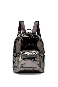 Holographic Plain Mini Backpack - Fashion Scarf World